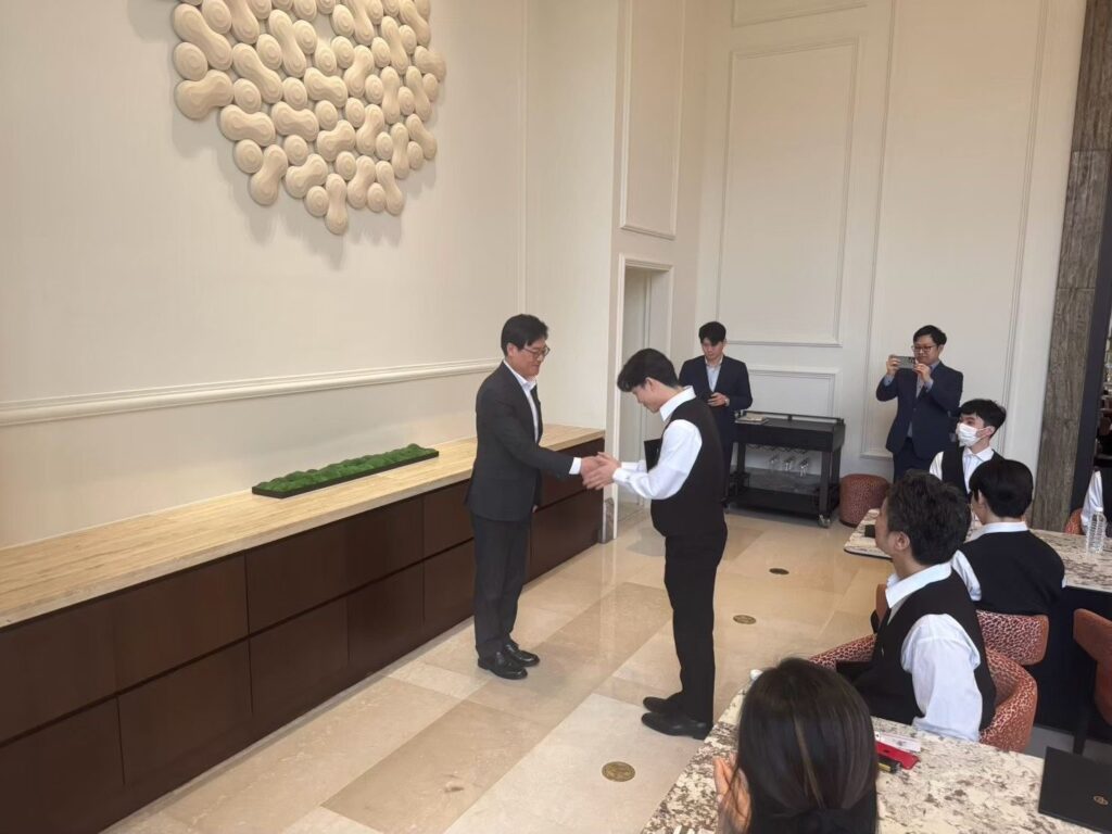 韓国パラダイスシティインターンシップ体験記：修了式の様子