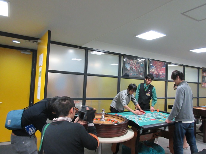 日本カジノスクール授業風景撮影