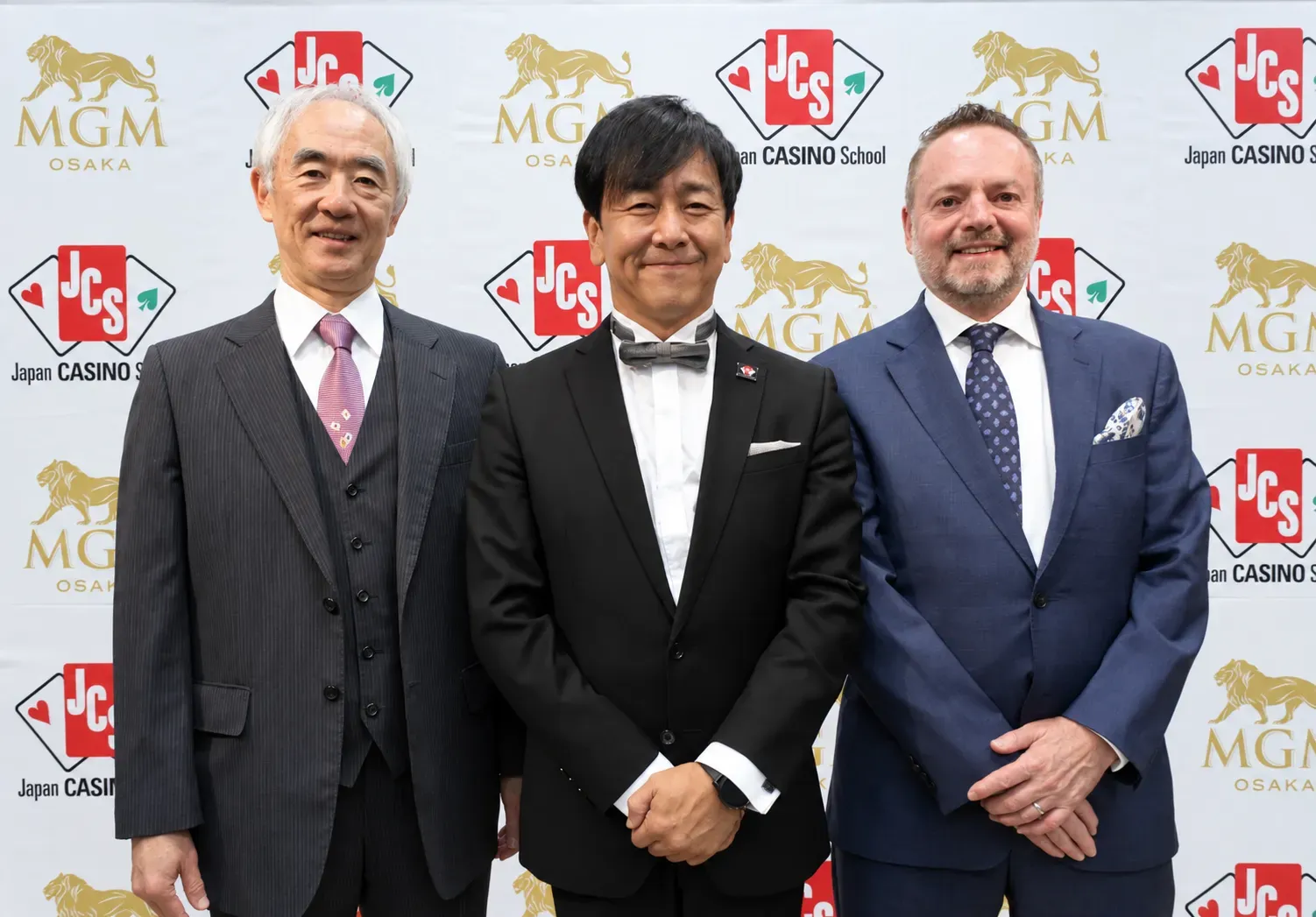 「MGM大阪公認コース設立」記者発表会の様子（別カット）